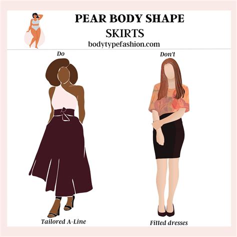 How to Choose Skirts for Pear Body Shape - Fashion for Your Body Type