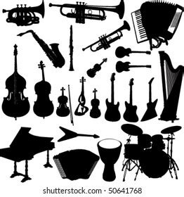 Image result for Musical Instruments Vector