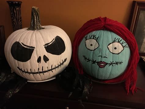 painted pumpkins nightmare before christmas