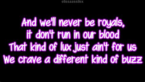 Printable Lyrics Songs From Rock And Royals