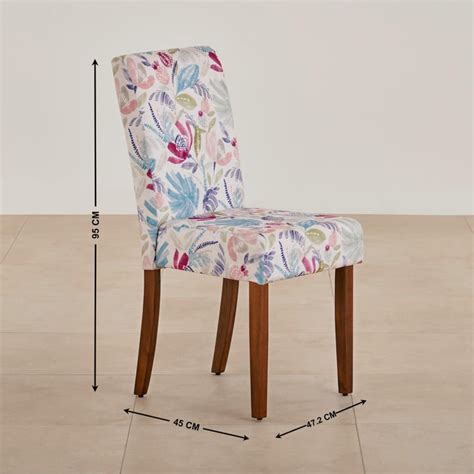 Buy Nirvana Indus Set of 2 Velvet Dining Chairs - White and Brown from ...