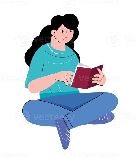 character people read book 20006505 PNG