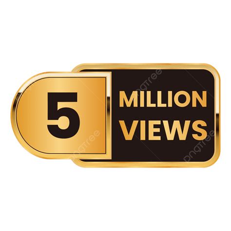 Transparent 5m Views PNG, Vector, PSD, and Clipart With Transparent ...