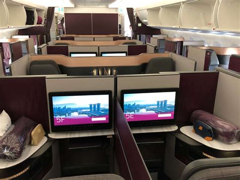 Review: Qatar Airways A350-1000 Qsuites Business Class | Upon Boarding
