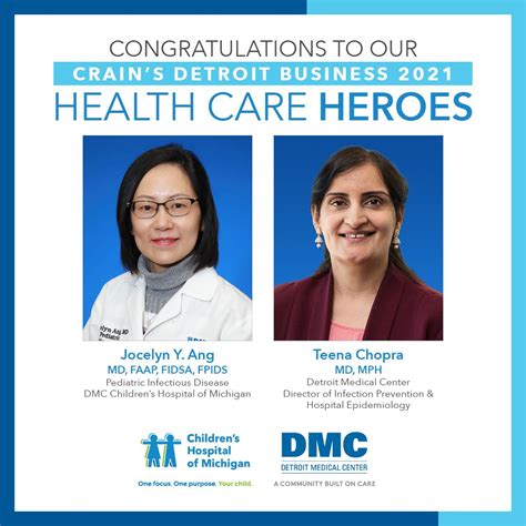 Detroit Medical Center on LinkedIn: Congratulations to our 2021 Crain's ...