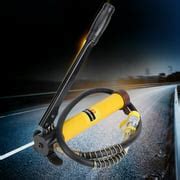 Buy Henmomu Manual Hydraulic Pump Ultra Thin 10T Hydraulic Jack Steel ...