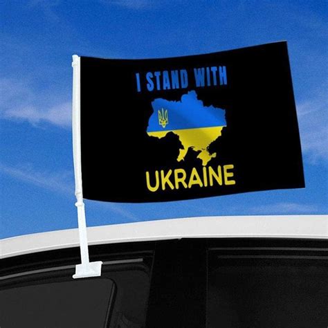 TYUP Ukraine Car Flag, Window Clip Ukraine Flag | Ubuy India
