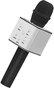 bhawnah Q7 Microphone Wireless, Portable Handheld Singing Machine ...