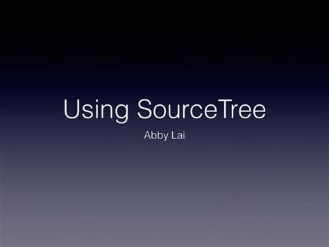 Using Source Tree with GitHub 的图像结果