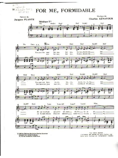 Chanson Formidable Aznavour Paroles 的图像结果