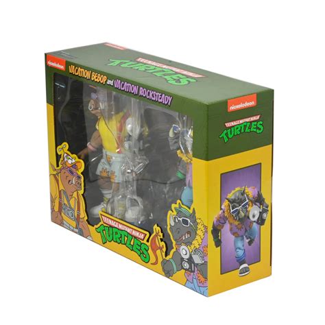 Teenage Mutant Ninja Turtles Vacation Bebop and Rocksteady 2 Pack Acti