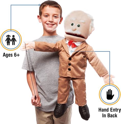 Silly Puppets 25-inch Ventriloquist Style Puppet - Peach India | Ubuy