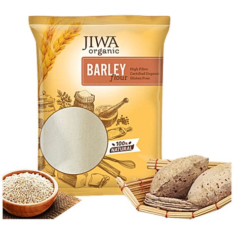 Buy Jiwa Organic Barley Flour - 100% Natural & Gluten Free Online at ...