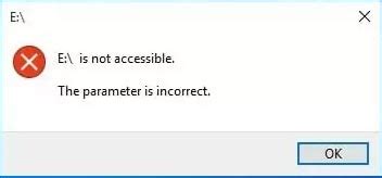 Image result for Parameter Is Incorrect Hard Disk Memory