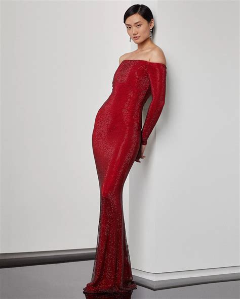Minali Embellished Evening Dress for Women | Ralph Lauren® IN