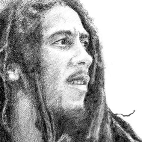 Bob Marley Pencil Drawing: A Tribute to the King of Reggae