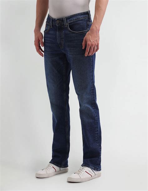 Buy Men Harold Slim Straight Fit Blue Jeans Blue|U.S. Polo Assn. India