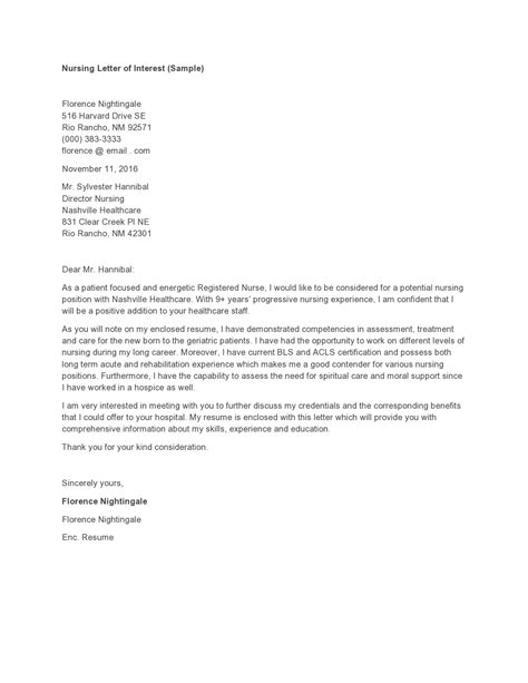 30 Editable Letter of Interest for a Job Templates - TemplateArchive