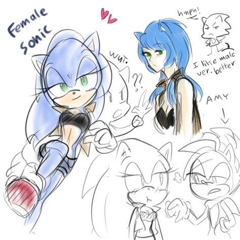 fem.sonic by panafal | Sonic art, Sonic fan art, Sonic and shadow