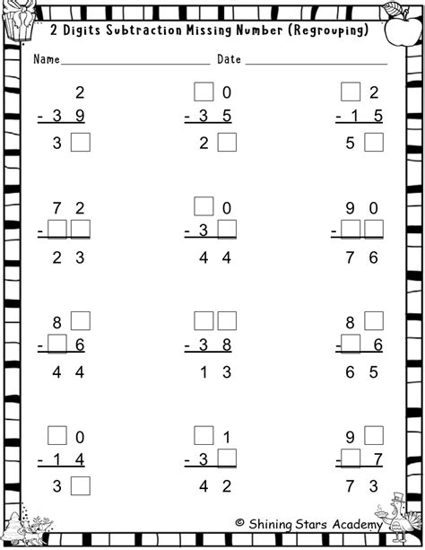 Missing Numbers 2-Digit Math 的图像结果