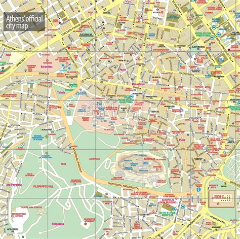 Map of Athens: offline map and detailed map of Athens city