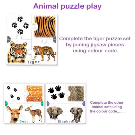 Buy Toykraft Amazing Animals - Animal Puzzle for Kids Ages 3 to 6 years ...