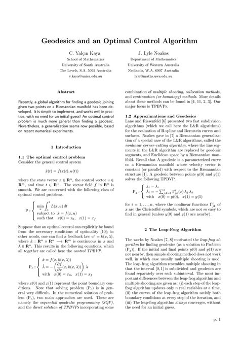 Geometric Optimal Control 的图像结果
