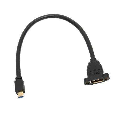 Jimdary Mini Displayport To Displayport, Mini DP Male To Female 11.8in ...