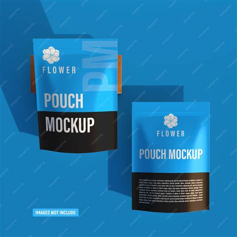 Premium PSD | Stand up pouch bag mockup psd