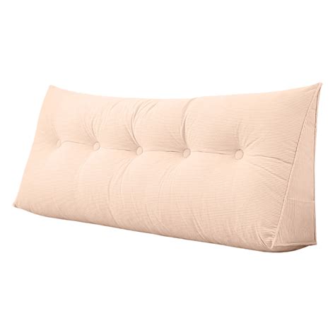 Soft Headboard Pillow Twin Size,39.3× 15.7 in Wall Backrest Wedge ...