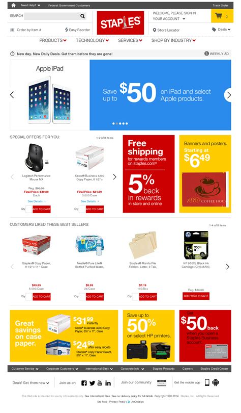 Image result for Staples Website