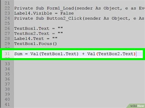 Programme Addition En Visual Basic 的图像结果