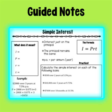 Image result for Compound Interest Notes