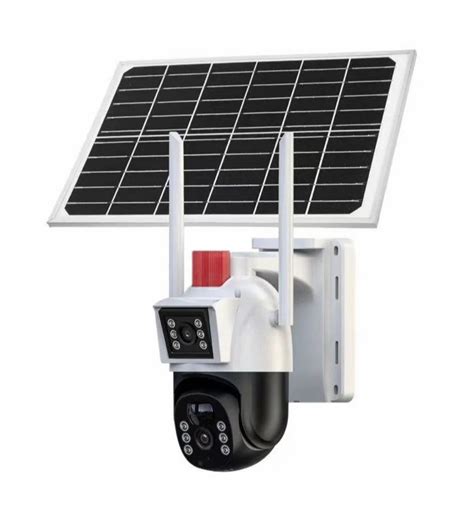 Solar CCTV Cameras - FOS Solar CCTV Security Camera 5MP + 5MP (Dual ...