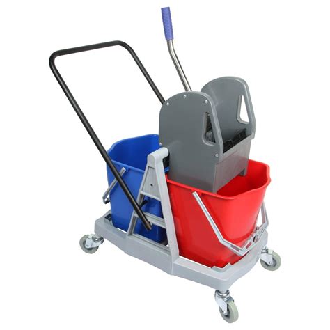 Greenizone ABS Double Bucket Mop Wringer Trolley with Wheel for ...