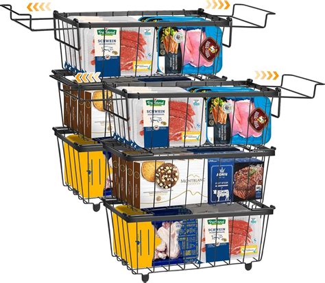 Image result for Freezer Baskets Stackable