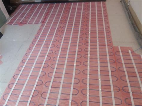 Radiant Under Tile Floor Heating Kit - peel and stick floor tile