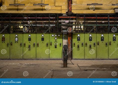 Electricity Distribution Hall in Metal Industry Stock Image - Image of grunge, manufacture: 35180083
