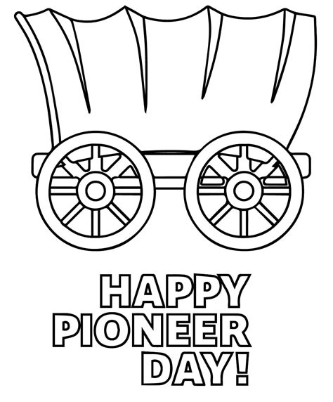 Pioneer Day Coloring Pages [2025]