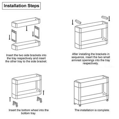 Kitchen Trolley - 2 Layer Slim Rack Trader - Wholesaler / Distributor ...