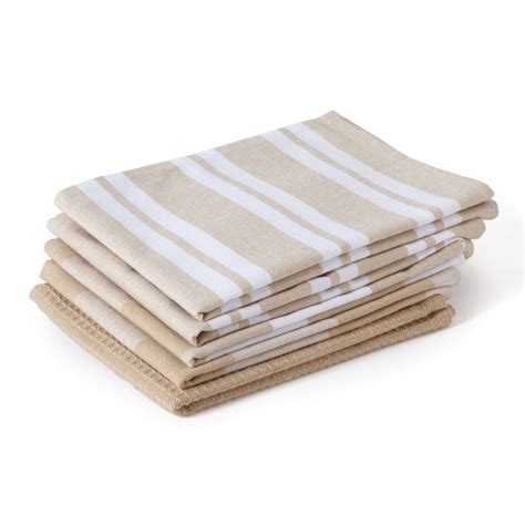 Cotton Beige Kitchen Towel (Pack of 5)