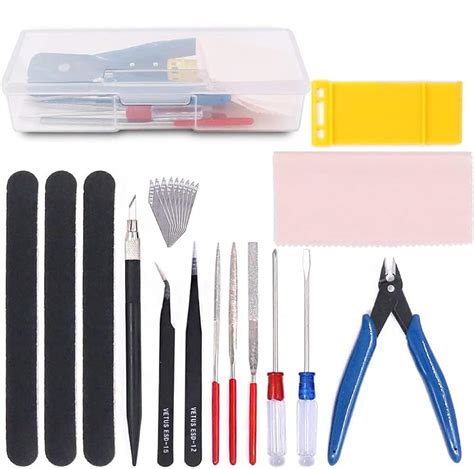 Serplex® Assembly Model Tool Kit Set of 15Pcs Assembling Model Tools R ...