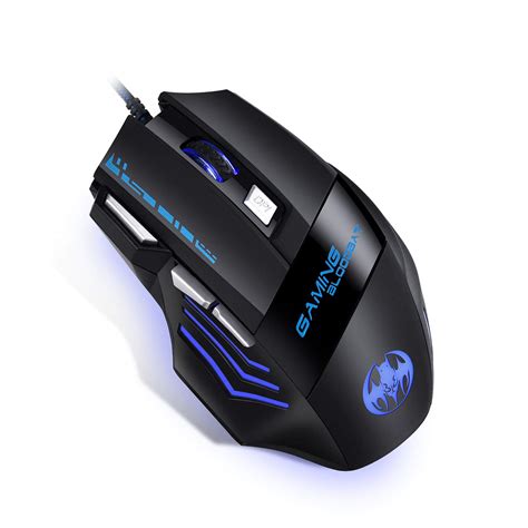 Gaming Mouse 7200dpi Queender Ergonomic Gamer Mouse Professional Wired ...