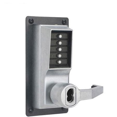 Dormakaba Simplex LRP1020S Mechanical Pushbutton Exit Trim Lever Lock ...