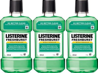 LISTERINE Mouthwash Combo - Fresh Burst (750 ml) Rs 252 At Flipkart ...