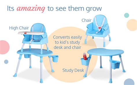 Buy LuvLap 4 in 1 Convertible Baby High Chair Blue Online at Low Prices ...