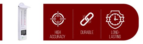 RCSP Plastic Analog & Digital Max-Min Thermometer with Wide Digital ...