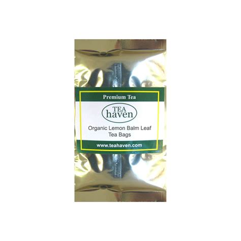 Organic Lemon Balm Leaf Tea - Sample Today - Tea Haven