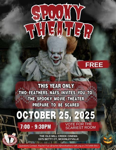 Spooky Theatre, Mill Creek Cinema, Mckinleyville, 25 October 2025 ...