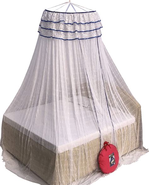 Creative Textiles Ceiling Hanging Mosquito Net I Machardani for Double ...